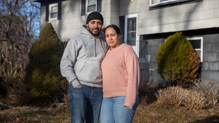 Steven Galvez and Emily Sosa moved into their first house...