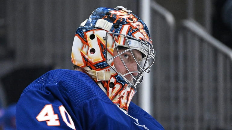 New York Islanders goaltender Semyon Varlamov.