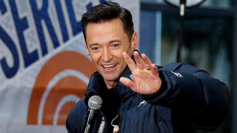 Hugh Jackman performs on NBC's "Today" Show at Rockefeller Plaza Tuesday...