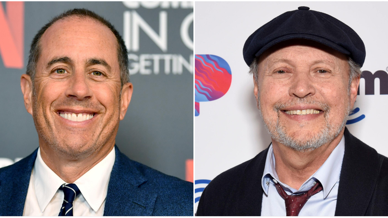 Jerry Seinfeld, left, and Billy Crystal both have new streaming projects...