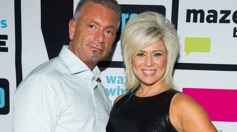 Larry Caputo and Theresa Caputo after an undated appearance on...