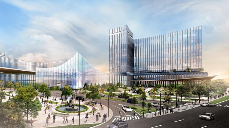 Conceptual renderings of Sands' proposed $4 billion casino-resort in Nassau...
