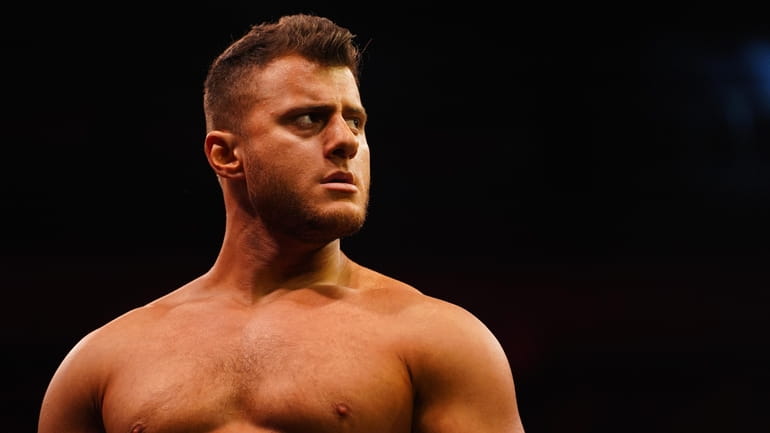 MJF during an AEW wrestling event.