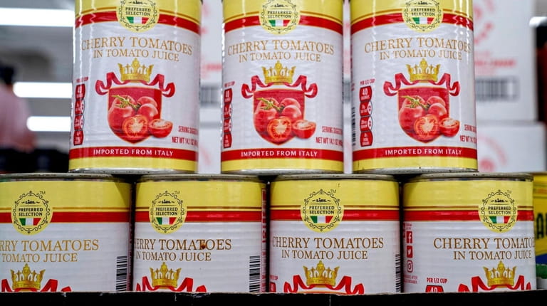Canned cherry tomatoes imported from Italy are available at Lidl...