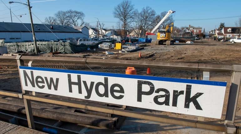 The New Hyde Park LIRR station will close early next month...