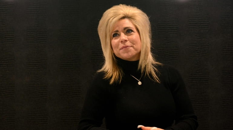 Theresa Caputo at her home in Hicksville in 2014.