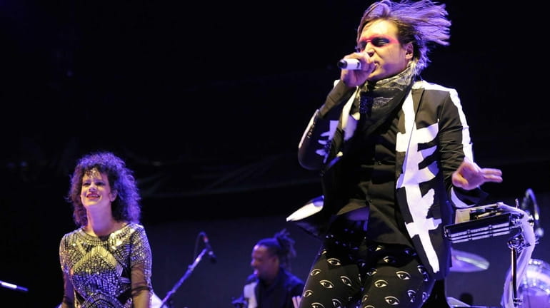Arcade Fire's Regine Chassagne and Win Butler take over Barclays...