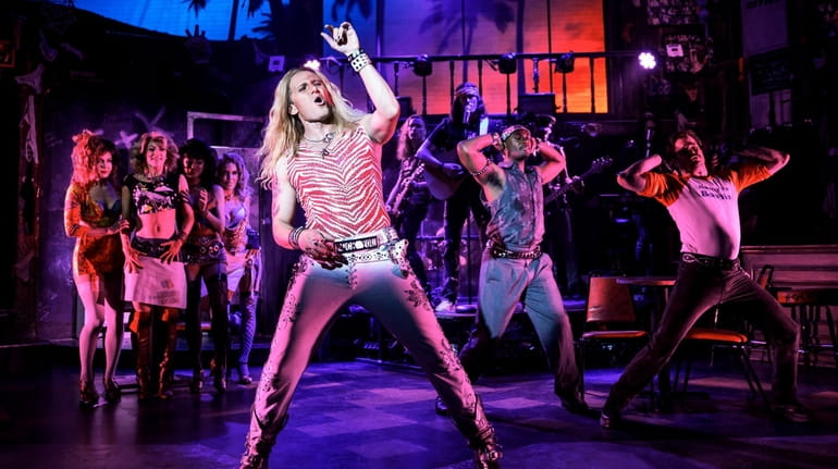 PJ Griffith plays Stacee Jaxx in the 10th anniversary production of "Rock...