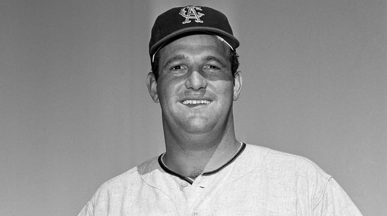 Angels pitcher Jack Hamilton poses for a photo in 1968.