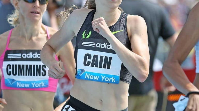 Mary Cain finished fourth in the women's 800-meter race at...