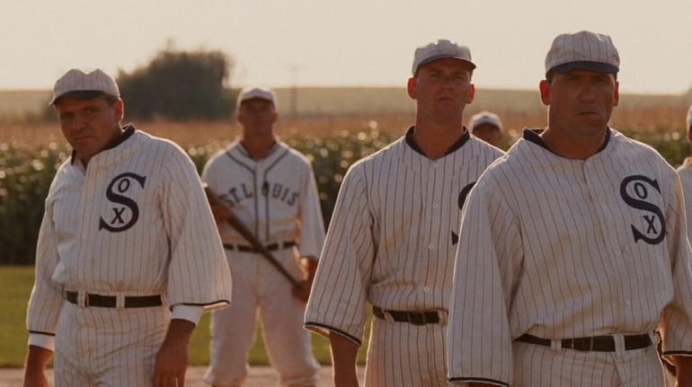 A scene from the 1989 film "Field of Dreams."