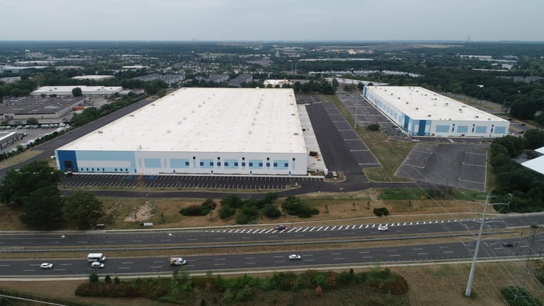 The developer of the Amazon warehouse in Melville asked Suffolk County IDA...