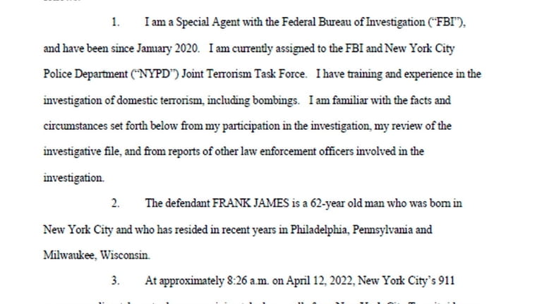An FBI agent's statement in a federal criminal complaint about...