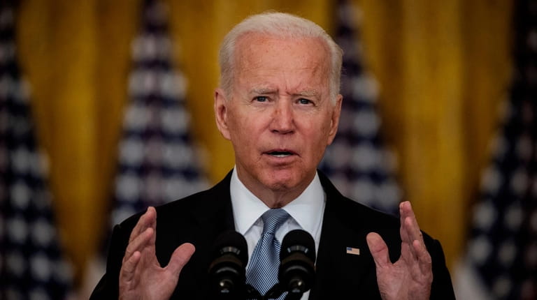 President Joe Biden talks about the situation in Afghanistan on...
