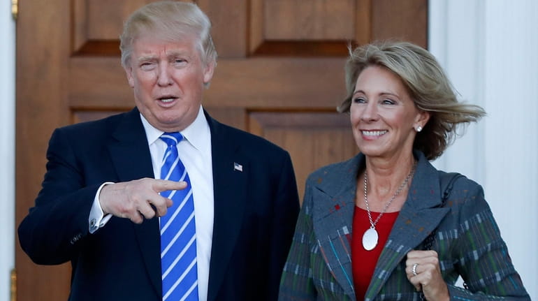 Betsy DeVos is President-elect Donald Trump's choice for education secretary...