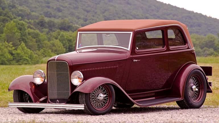 This 1932 Ford B400 "Deucenberg" hot rod owned by Doug...