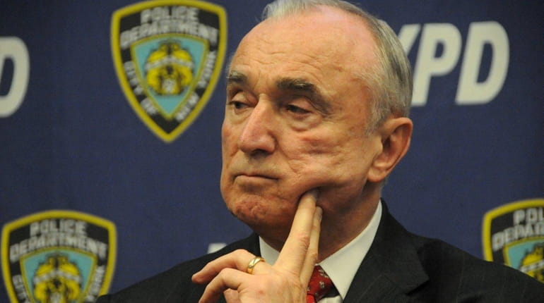 NYPD Commissioner William Bratton is shown here on April 7,...