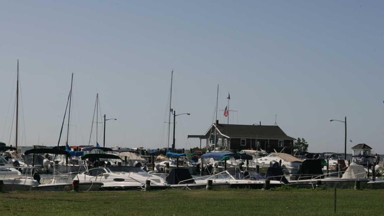 The Bellport Village Marina on Bellport Bay is home to...