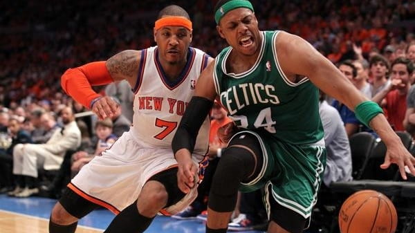 Carmelo Anthony and Paul Pierce