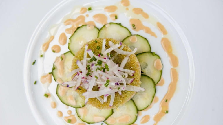 The Montauk fluke tartare is perfect at The 1770 House...