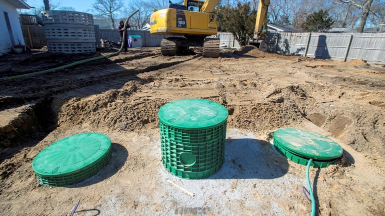An advanced septic system that removes nitrogen from water is...