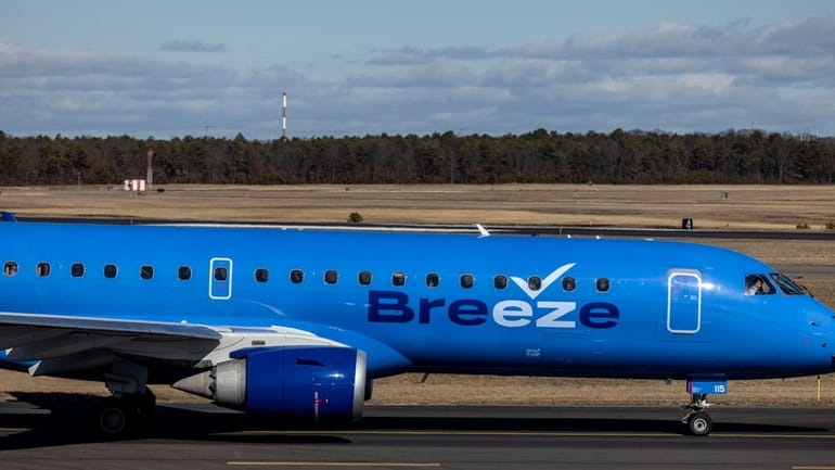 Breeze Airways announced it's adding nonstop seasonal flights from Long Island...