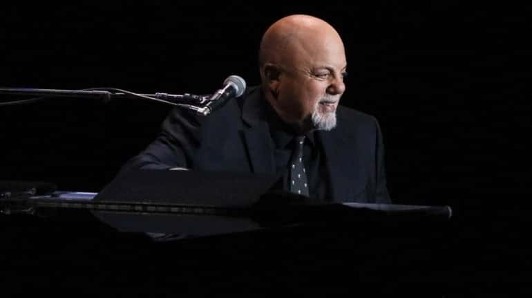 Billy Joel performs his residency show on stage at Manhattan's...