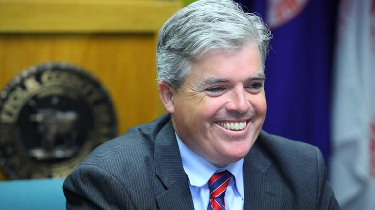 Suffolk County Executive Steve Bellone in Hauppauge. (July 31, 2012)