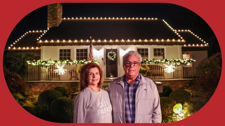 Nancy and Tom DiCicco treated themselves to professional decorations on...