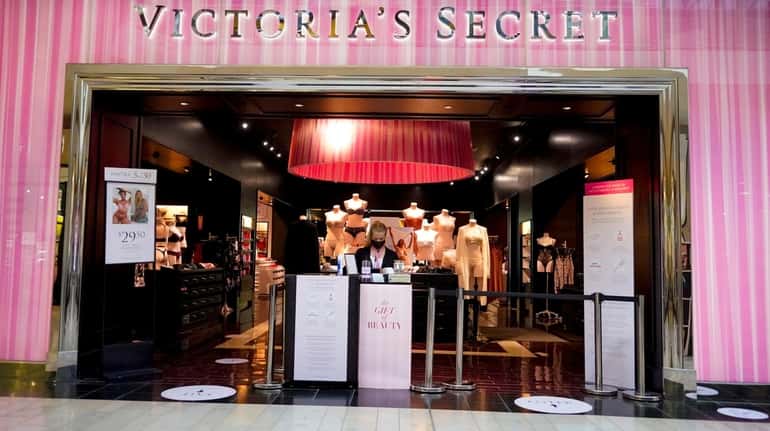 The entrance to a Victoria's Secret store at a shopping...