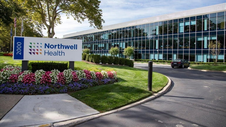 Northwell's headquarters building in Hew Hyde Park is pictured here...