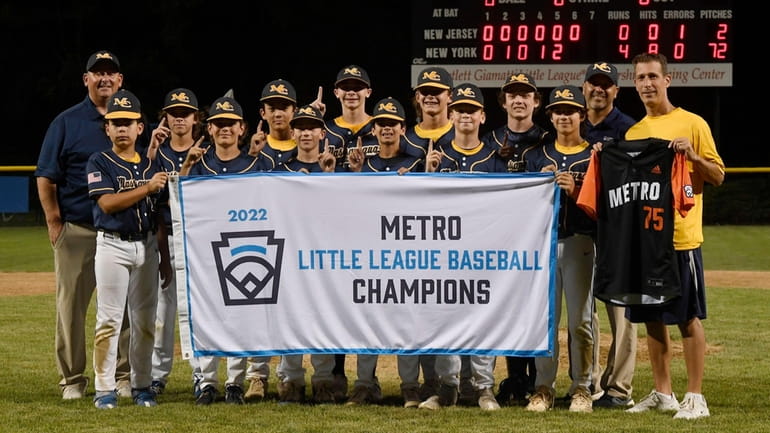The Massapequa Coast Little League team, the Metro Region champions.