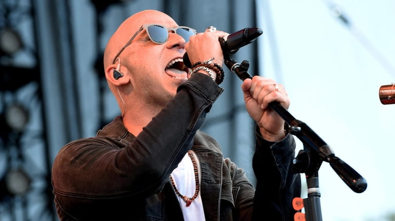  Ed Kowalczyk of Live performs on The Oaks stage during...