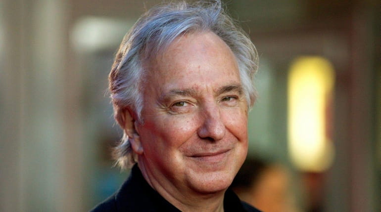 Alan Rickman, the actor who played Severus Snape in the...