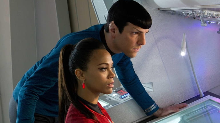 Zachary Quinto and Zoe Saldana star in 2013's "Star Trek...