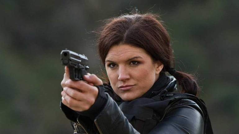 Gina Carano, who stars in the action drama "Haywire," trains...