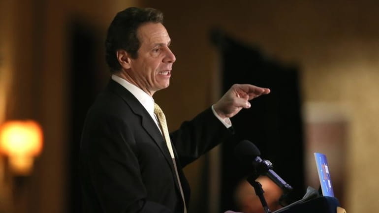 Gov. Andrew Cuomo is seen in a March 11, 2015...