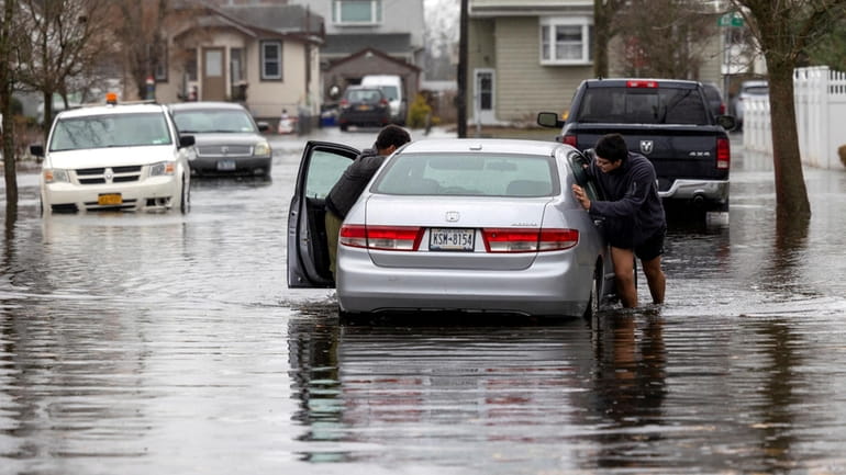 Heavy rains led to flooding in Freeport in December 2022.