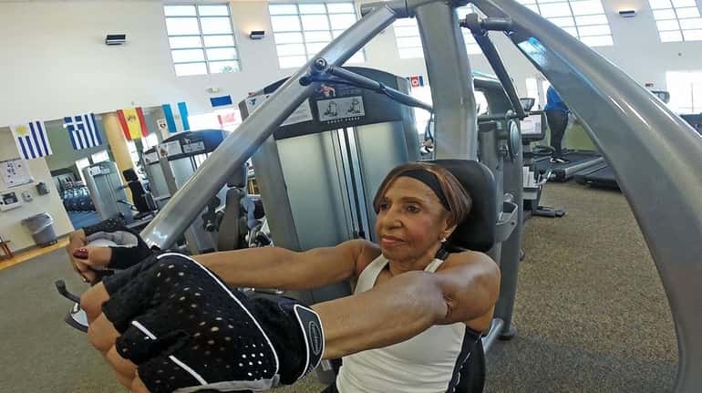Elsie Sierra, 71, stopped working out after her husband died...