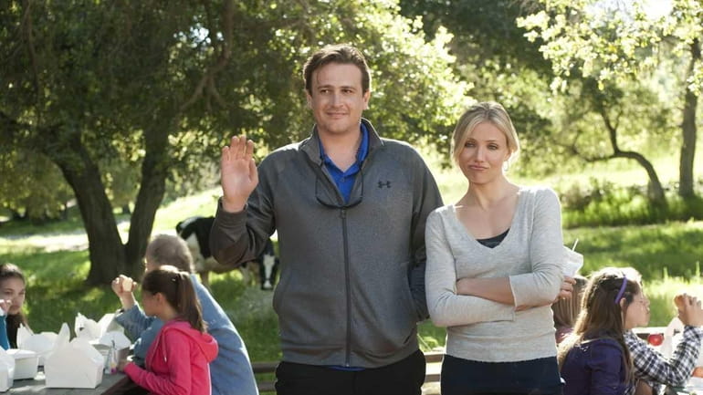 Pictured from left: Jason Segel and Cameron Diaz star in...