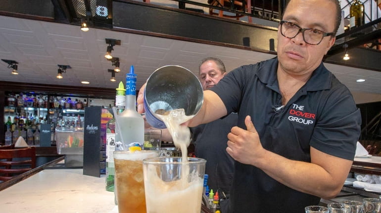 Elias Gomez, bartender and vice president of beverages at Hudsons...