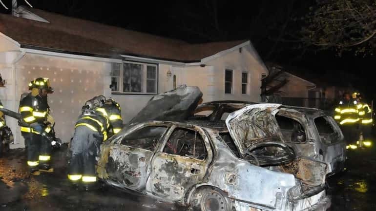 Suffolk County police said a fire early Tuesday that destroyed...