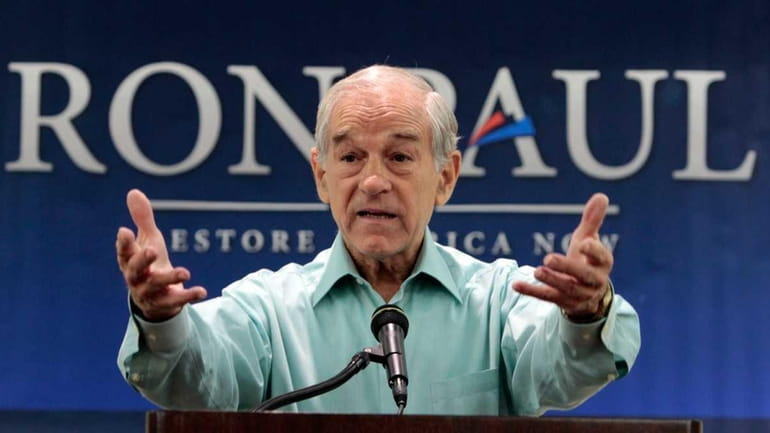 Rep. Ron Paul of Texas, a Republican candidate for president,...
