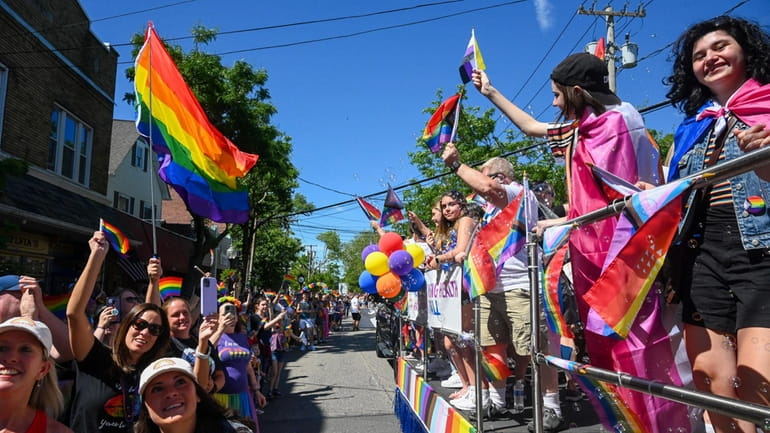 The Babylon Village Pride Parade was held on Deer Park Avenue...