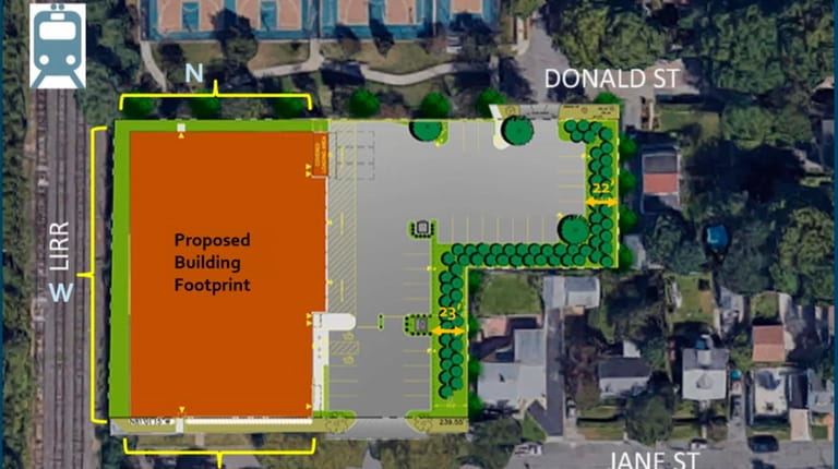 The site plan calls for replacing the one-story warehouse on...