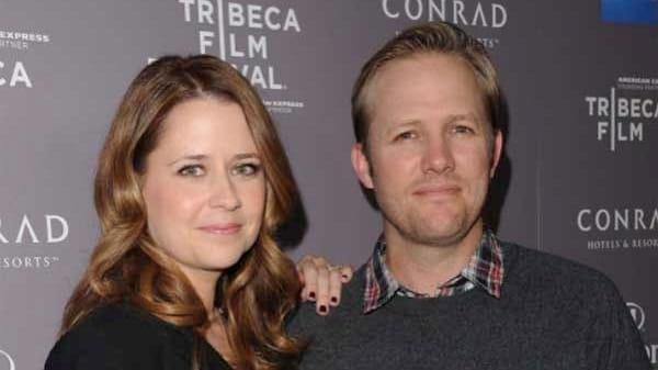 Jenna Fischer and hubby Lee Kirk (Getty)