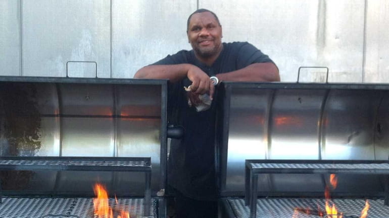 This is Derrick "Big D" Sartor, new BBQ chef at...