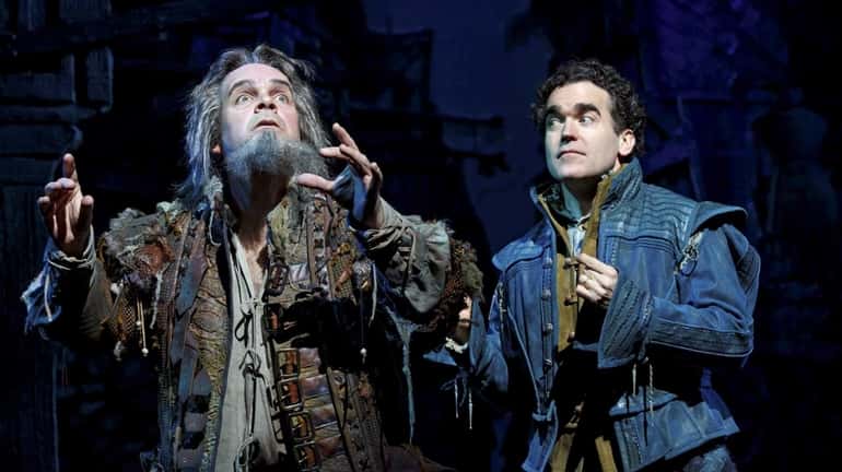 Brad Oscar and Brian D'Arcy James in the musical "Something...