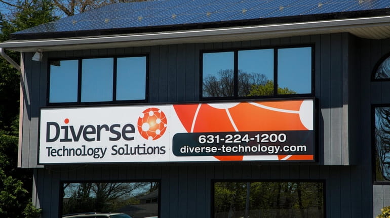 Diverse Technology Solutions' offices on Sunrise Highway in Islip Terrace, seen...