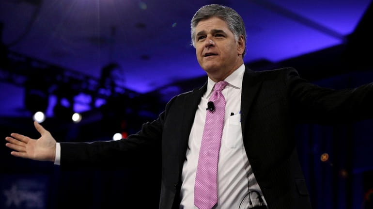 Fox News Channel host Sean Hannity is shown at the...